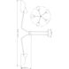 Bellamy 5 Light 52 inch Matte Black Semi Flush Mount Ceiling Light