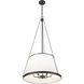 Madeline 6 Light 24 inch Matte Black Pendant Ceiling Light