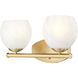Colette 2 Light 16.00 inch Bathroom Vanity Light