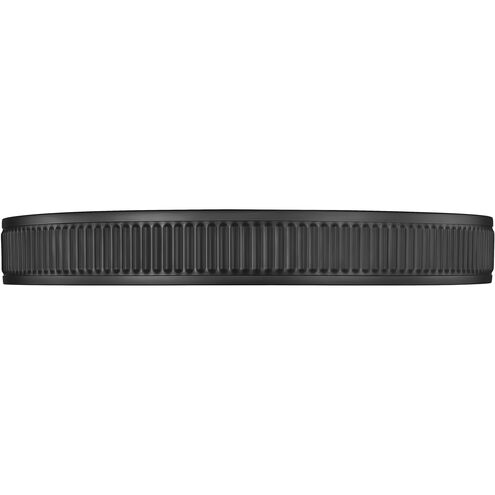 Stari LED 20.75 inch Matte Black Flush Mount Ceiling Light