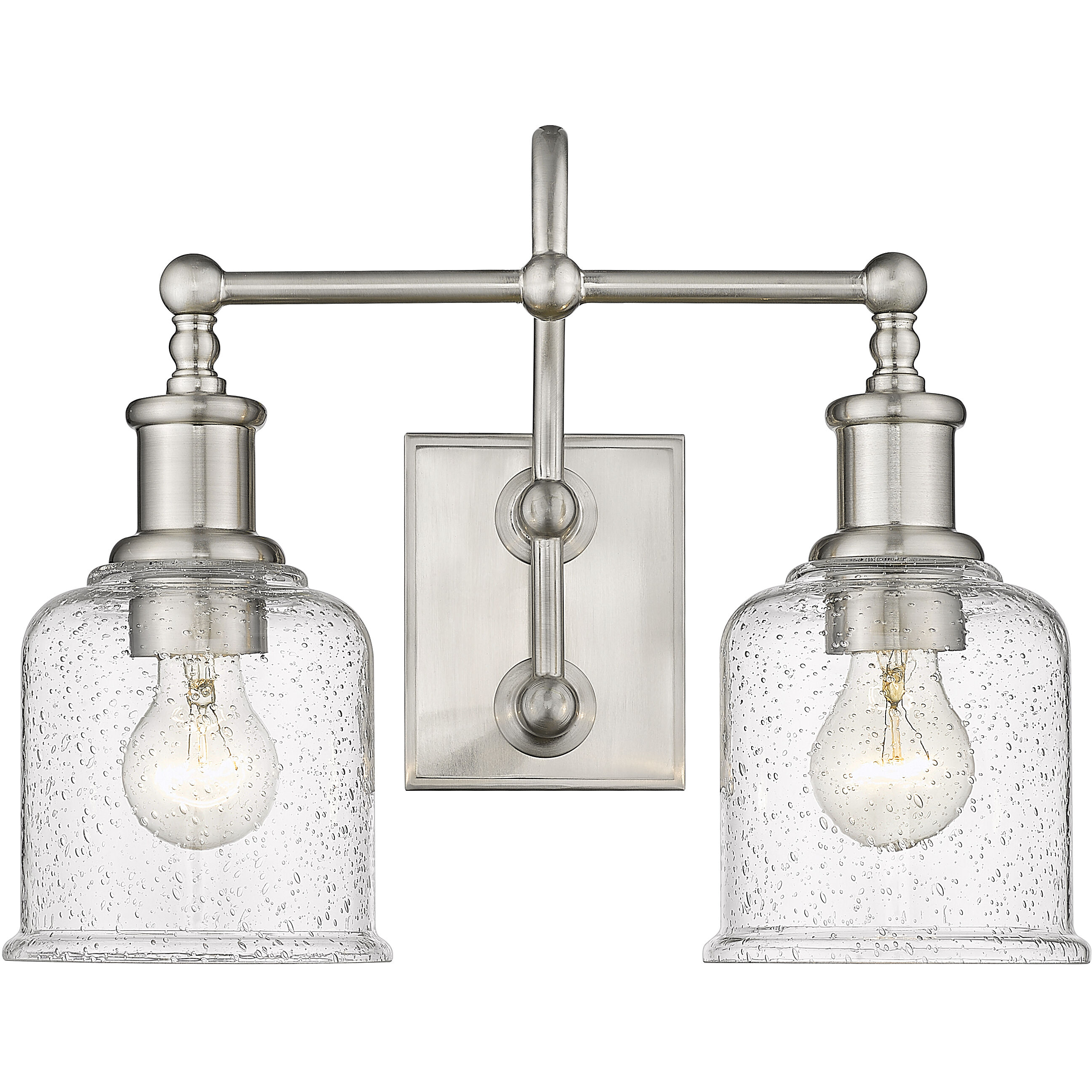 Bryant 2 Light 16 inch Brushed Nickel Vanity Wall Light