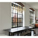 Forest Linear Chandelier Ceiling Light in Modern Gold