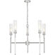 Esme 5 Light 32 inch Brushed Nickel Chandelier Ceiling Light