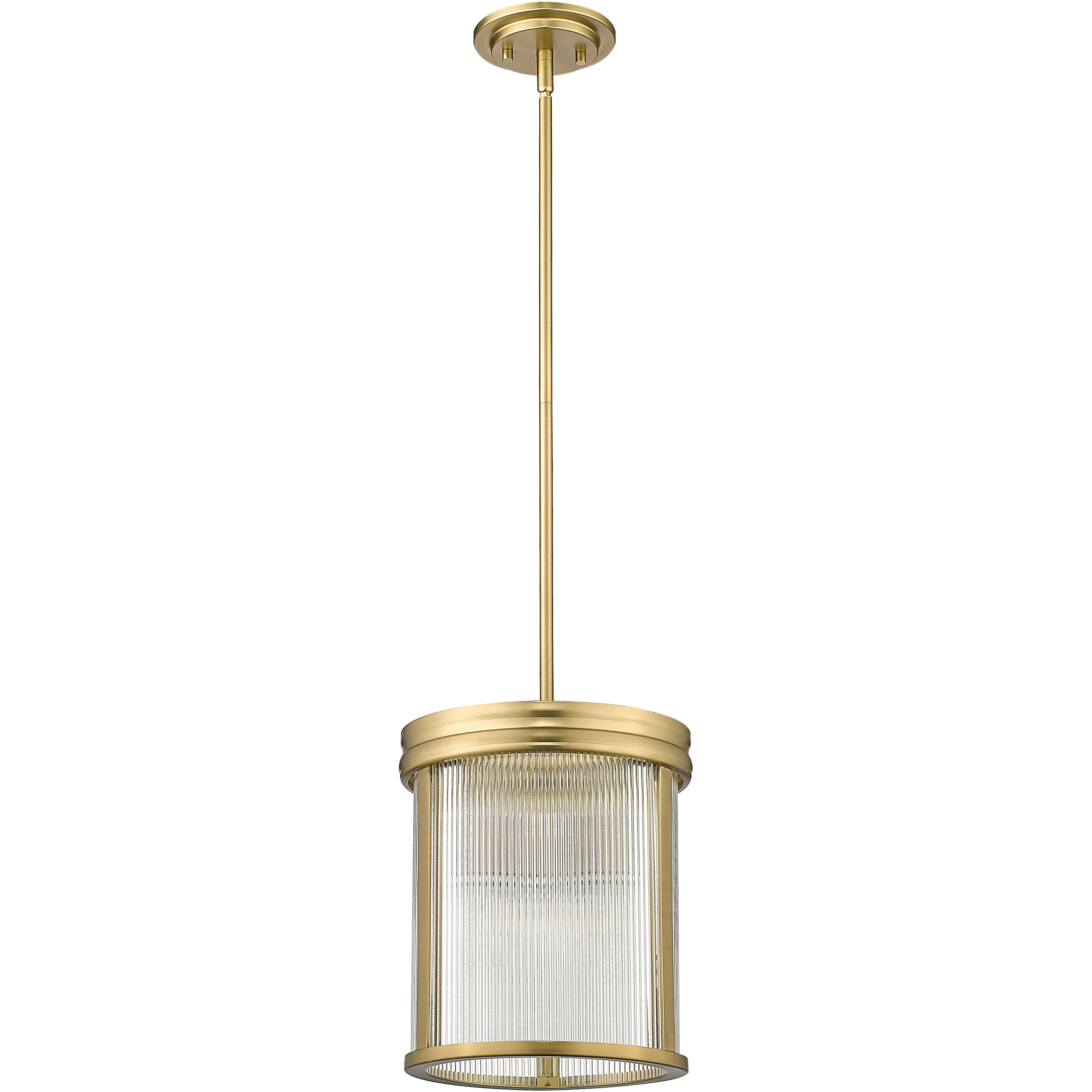 Carnaby 3 Light 10 inch Modern Gold Pendant Ceiling Light