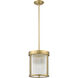 Carnaby 3 Light 10 inch Modern Gold Pendant Ceiling Light