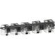 Bennington 5 Light 36.25 inch Matte Black Vanity Wall Light