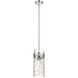 Fontaine 1 Light 6.5 inch Polished Nickel Pendant Ceiling Light