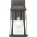Millworks Outdoor Wall Light in Oil Rubbed Bronze