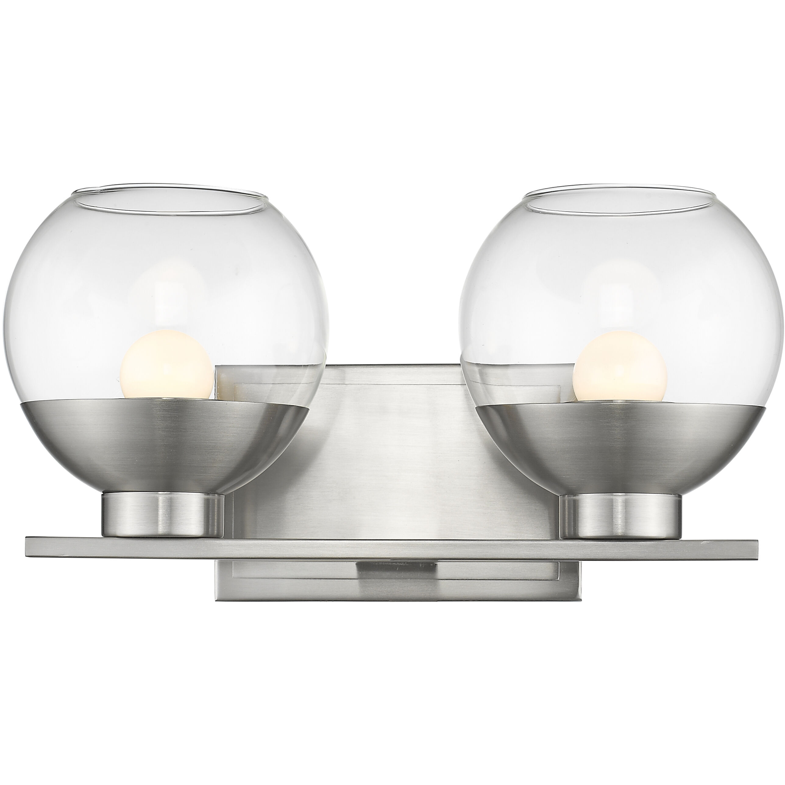 Osono LED 14.25 inch Brushed Nickel Vanity Wall Light