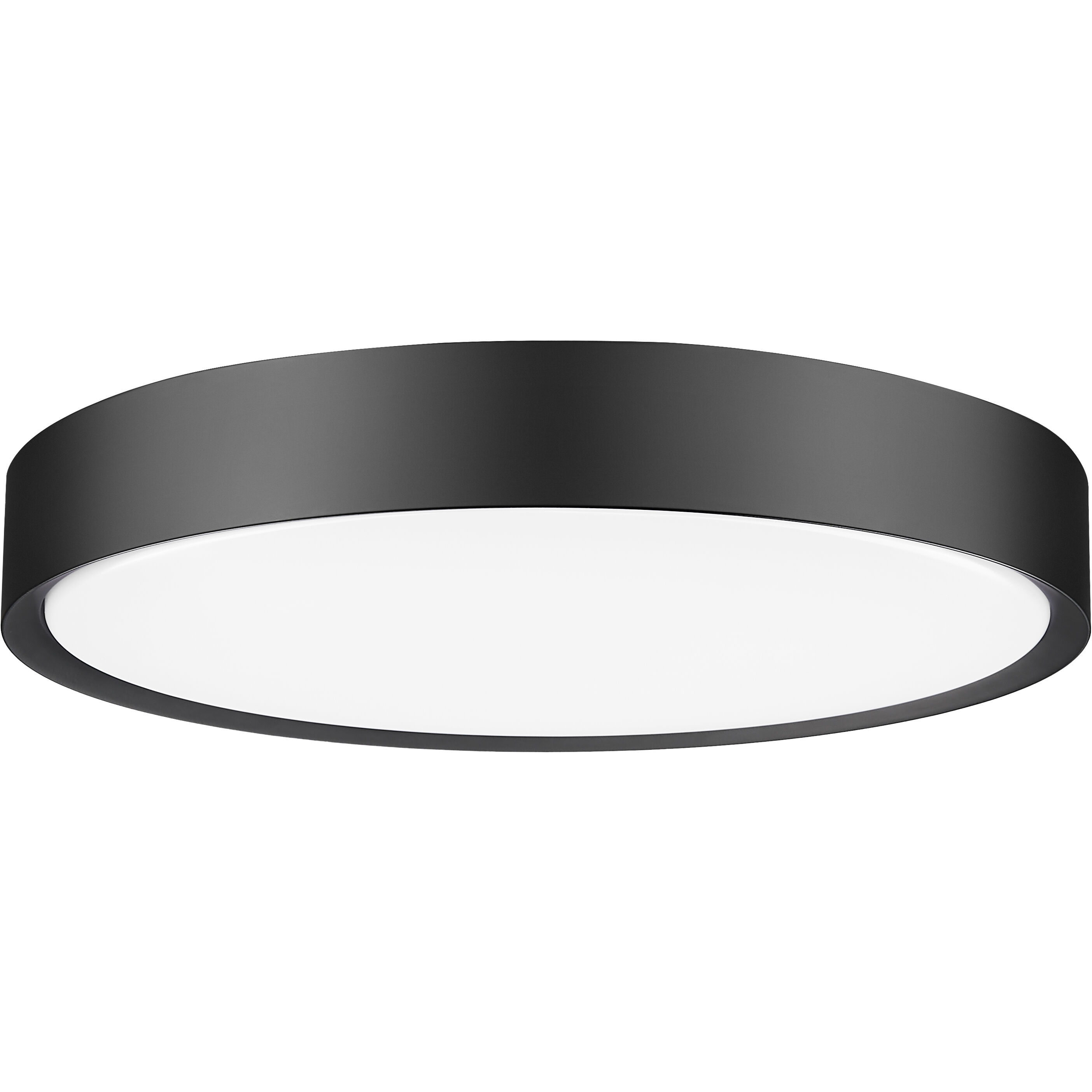 Kawan LED 20 inch Matte Black Flush Mount Ceiling Light