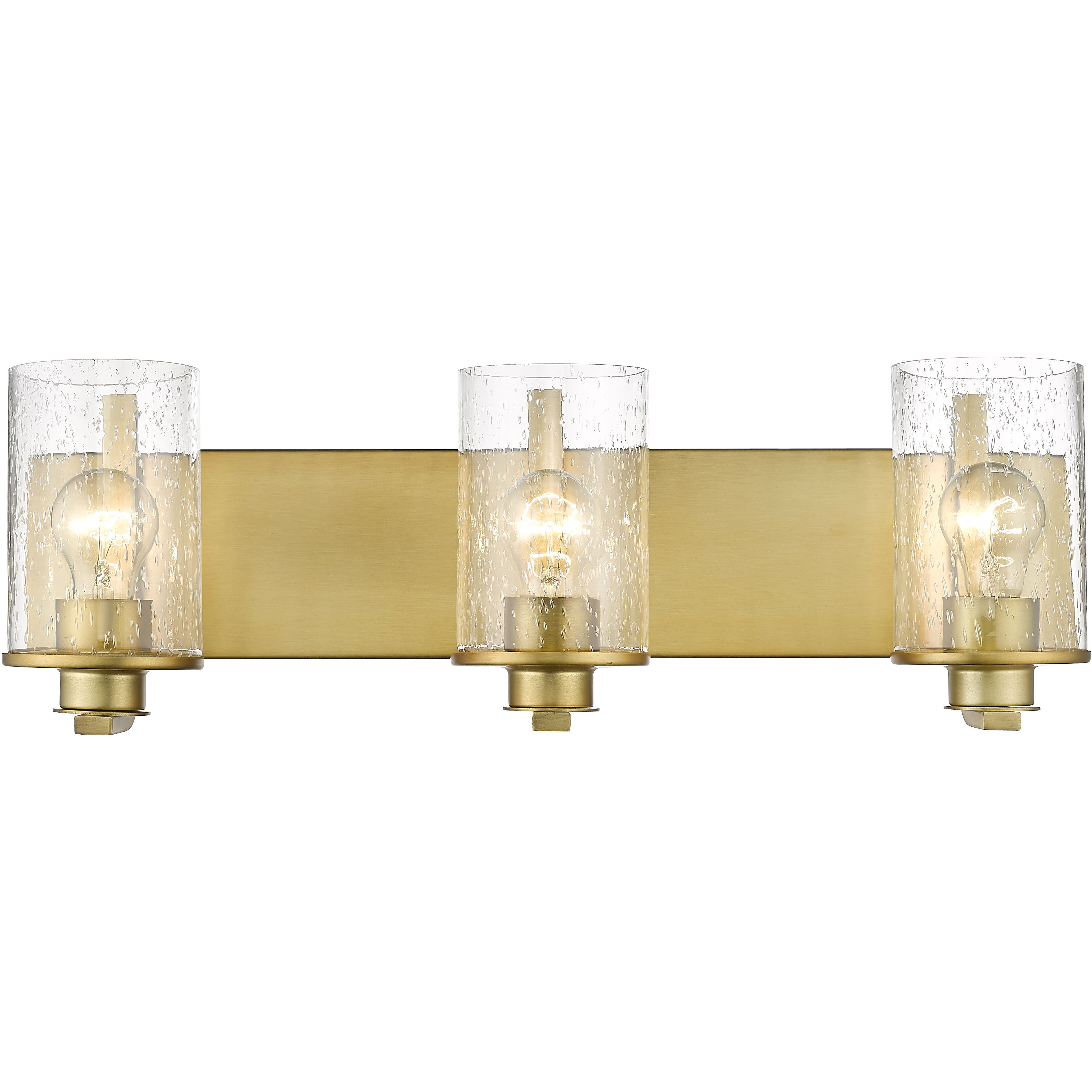 Beckett 3 Light 23 inch Olde Brass Vanity Wall Light