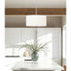 Linden Pendant Ceiling Light in Brushed Nickel