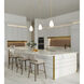 Newbury 1 Light 8 inch Modern Gold Pendant Ceiling Light