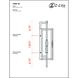 Lucian 2 Light 21.5 inch Black Outdoor Wall Light