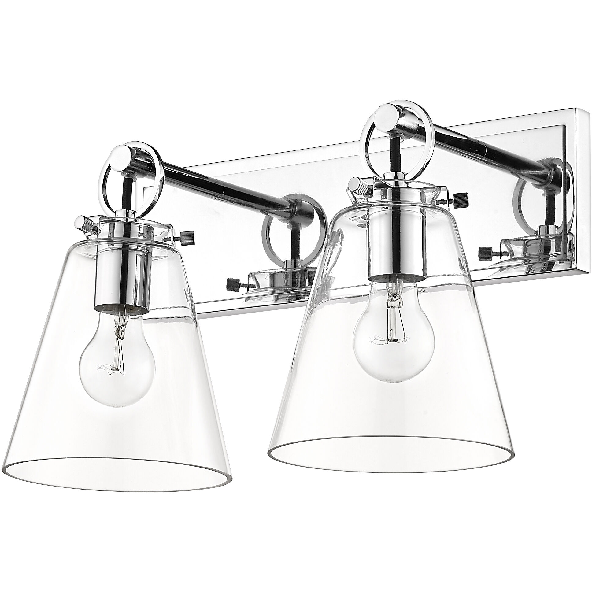 Harper 2 Light 15.5 inch Chrome Vanity Wall Light