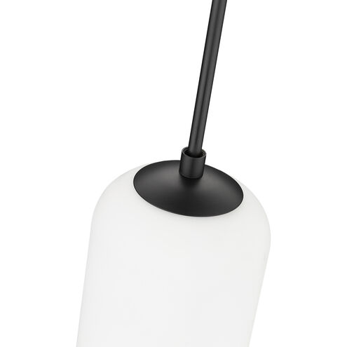 Monty 1 Light 5.25 inch Matte Black Pendant Ceiling Light