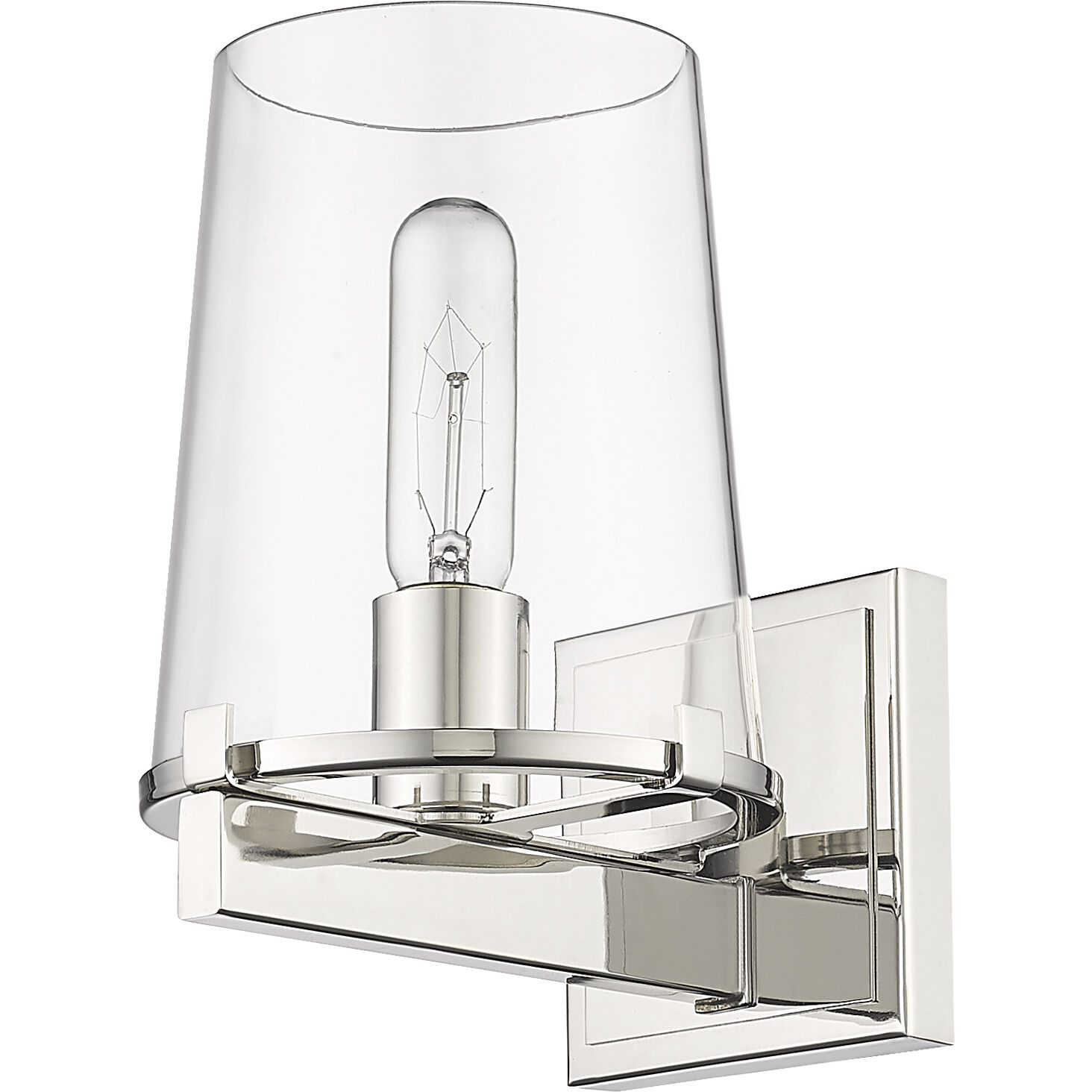 Callista 1 Light 6.5 inch Polished Nickel Wall Sconce Wall Light