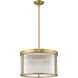 Carnaby 5 Light 18.25 inch Modern Gold Pendant Ceiling Light
