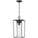 Sheridan 1 Light 10 inch Black Outdoor Chain Mount Ceiling Fixture