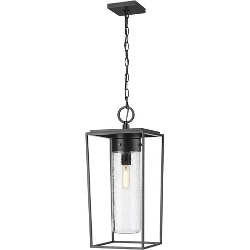 Sheridan 1 Light 10 inch Black Outdoor Chain Mount Ceiling Fixture