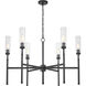 Esme 6 Light 38 inch Matte Black Chandelier Ceiling Light