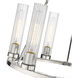Beau 6 Light 26 inch Polished Nickel Chandelier Ceiling Light