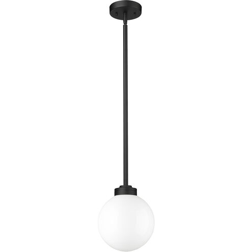 Laurent 1 Light 8 inch Black Outdoor Pendant