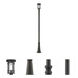 Jordan 1 Light 108.5 inch Oil Rubbed Bronze Outdoor Post Mounted Fixture