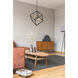 Vertical 4 Light 24 inch Bronze and Olde Brass Chandelier Ceiling Light