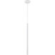 Forest LED 4.75 inch Matte White Pendant Ceiling Light in Matt white Steel
