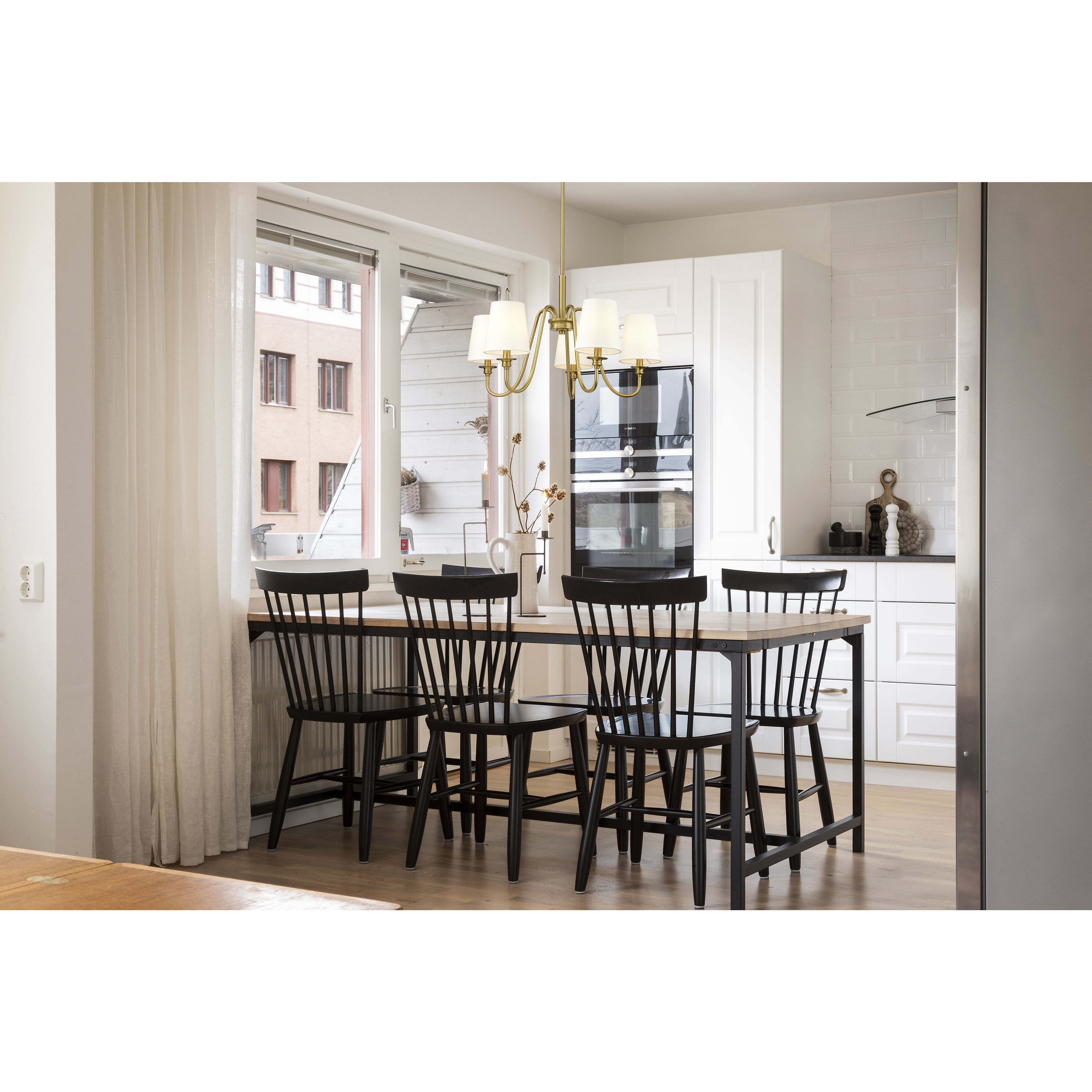 Gianna 5 Light 26 inch Modern Gold Chandelier Ceiling Light