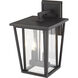 Seoul 2 Light 14.75 inch Oil Rubbed Bronze Outdoor Wall Light