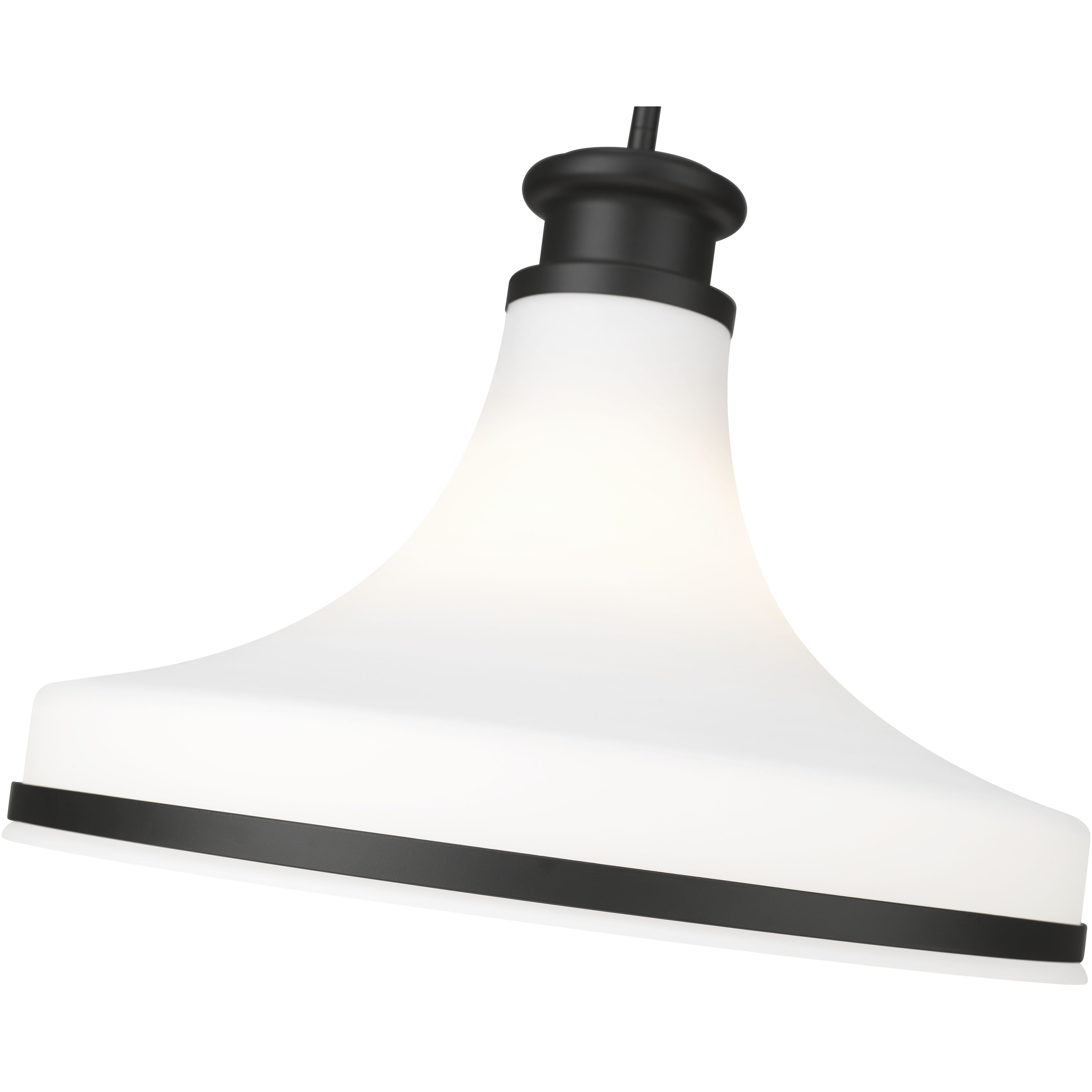 Reznor Pendant Ceiling Light in Matte Black