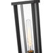 Glenwood 1 Light 16 inch Black Outdoor Pier Mounted Fixture