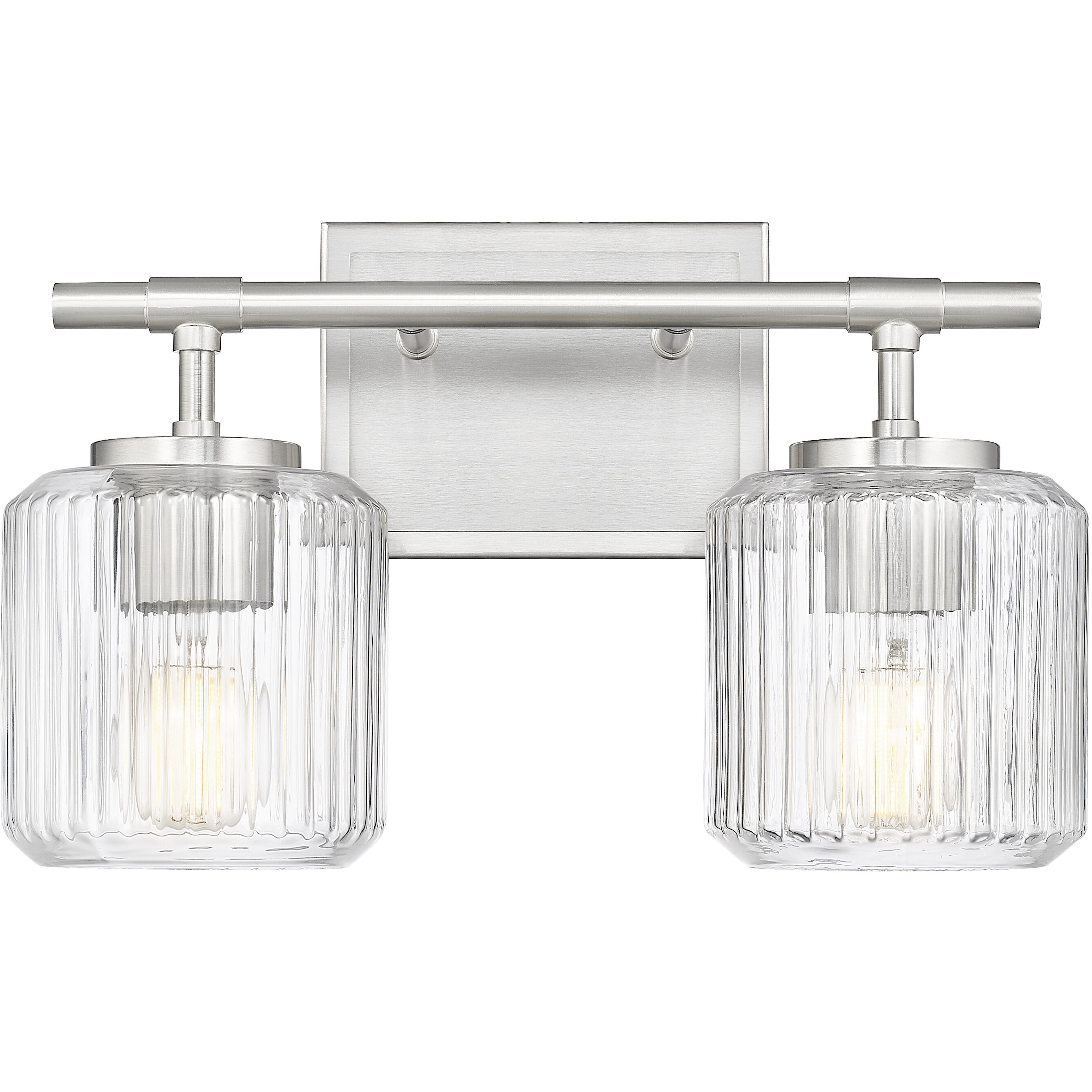 Landon 2 Light 14 inch Brushed Nickel Vanity Wall Light