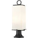 Sana 2 Light 22.25 inch Black Outdoor Pier Mounted Fixture
