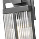Fortis 1 Light 18 inch Sand Black Outdoor Wall Light