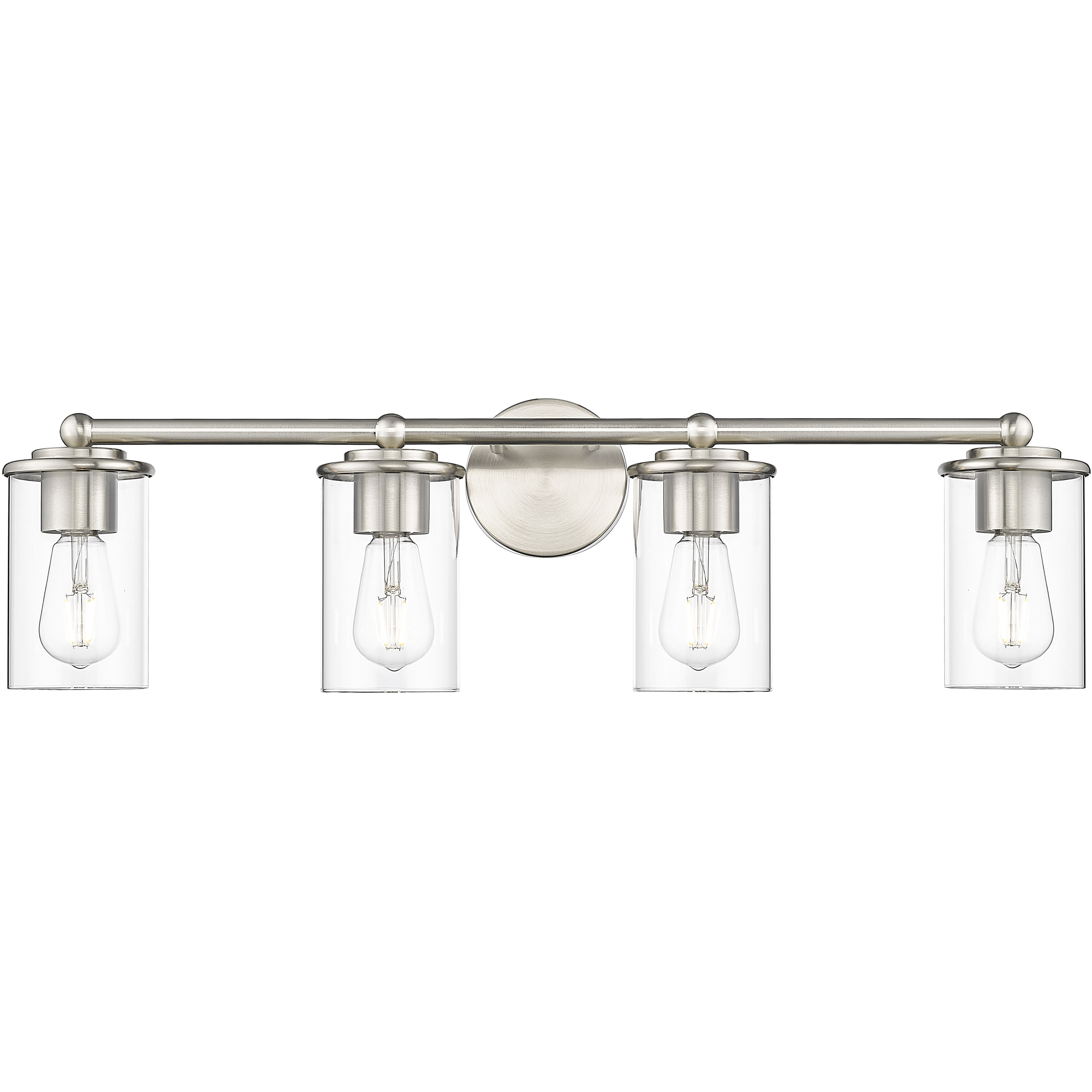Thayer 4 Light 30.75 inch Brushed Nickel Vanity Wall Light
