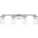 Thayer 4 Light 30.75 inch Brushed Nickel Vanity Wall Light