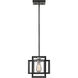 Titania 1 Light 8.5 inch Black and Brushed Nickel Pendant Ceiling Light