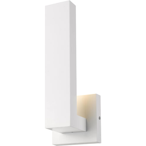 Edge LED 12 inch White Outdoor Wall Light