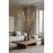 Tova 6 Light 48.75 inch Rubbed Brass Chandelier Ceiling Light