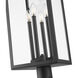 Nova 4 Light 122.25 inch Black Outdoor Post Mounted Fixture