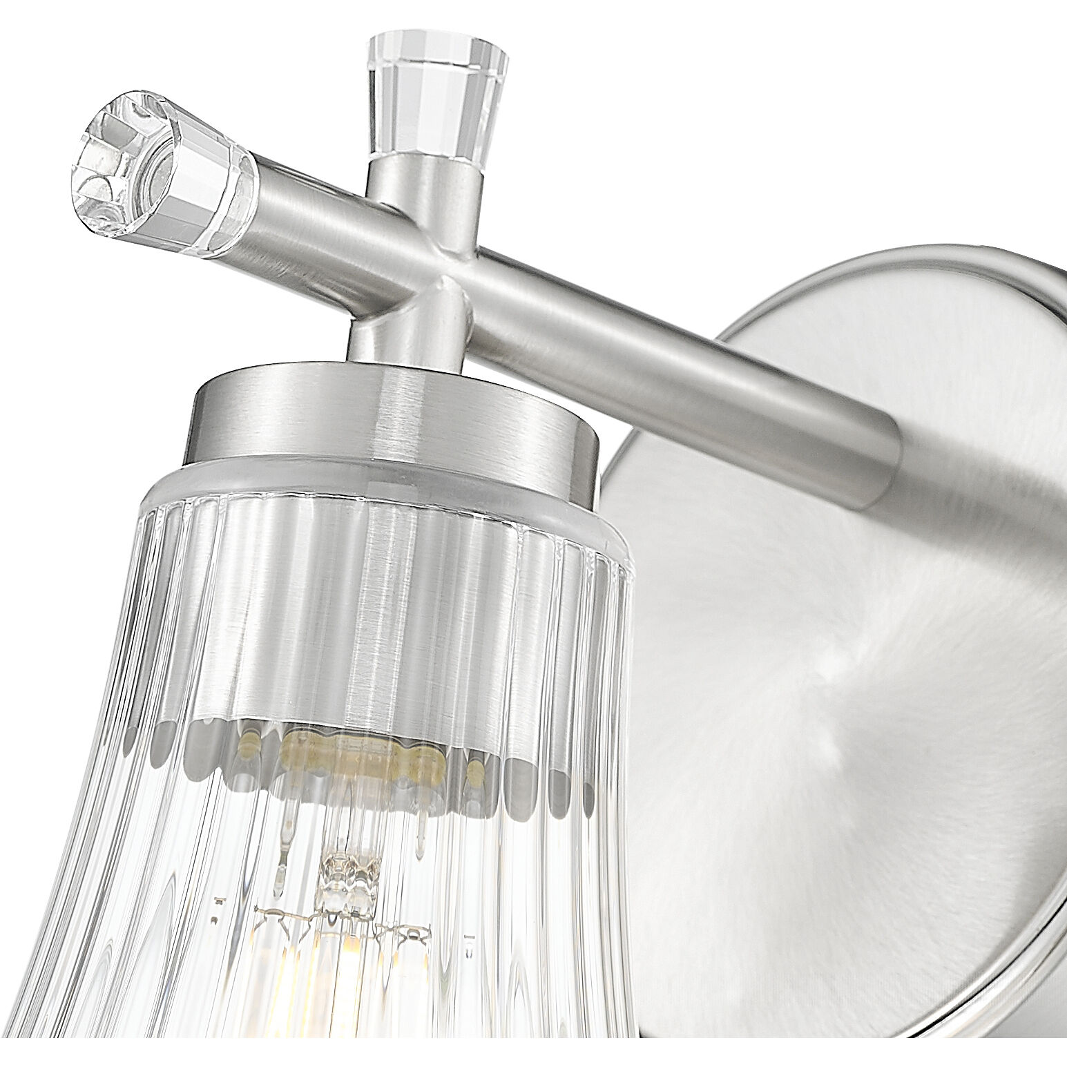 Belle Wall Sconce Wall Light in Brushed Nickel