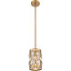 Dealey 1 Light 6.5 inch Heirloom Brass Pendant Ceiling Light