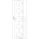 Realm Sphere 5 Light 40 inch Brushed Nickel Bath Vanity Wall Light