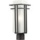 Abbey 1 Light 17.25 inch Outdoor Rubbed Bronze Outdoor Post Mount Fixture in Oil Rubbed Bronze