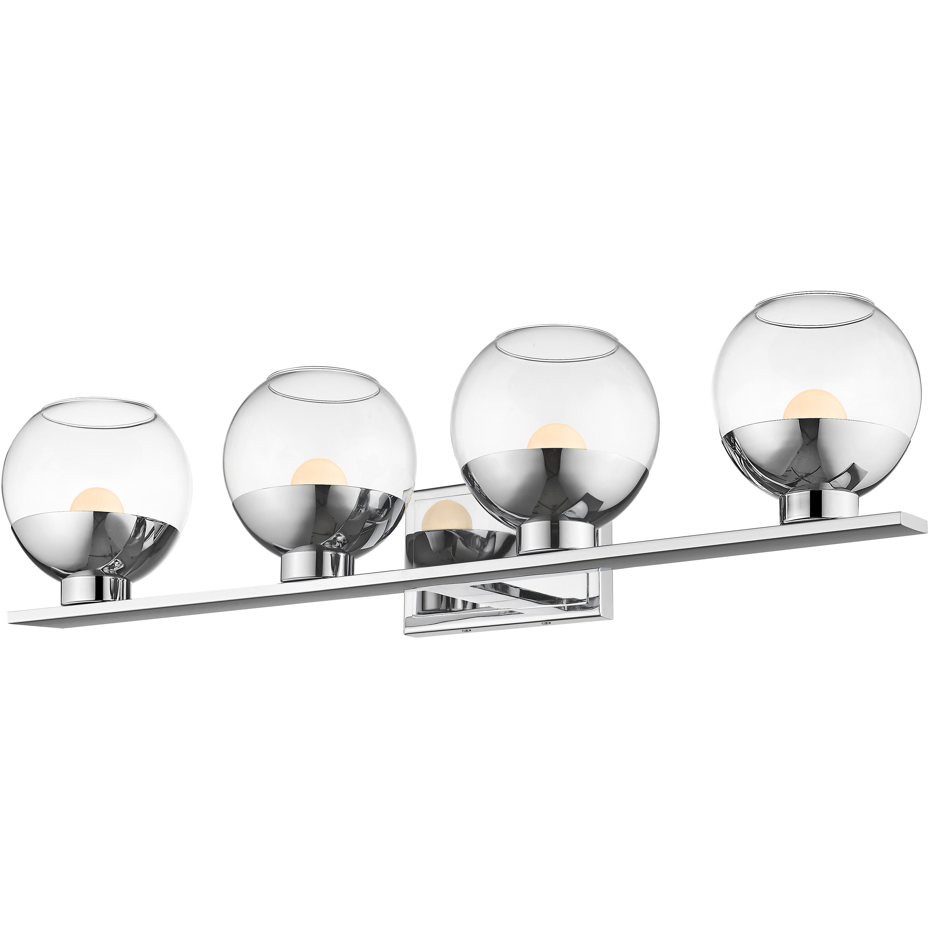 Osono LED 33.2 inch Chrome Vanity Wall Light