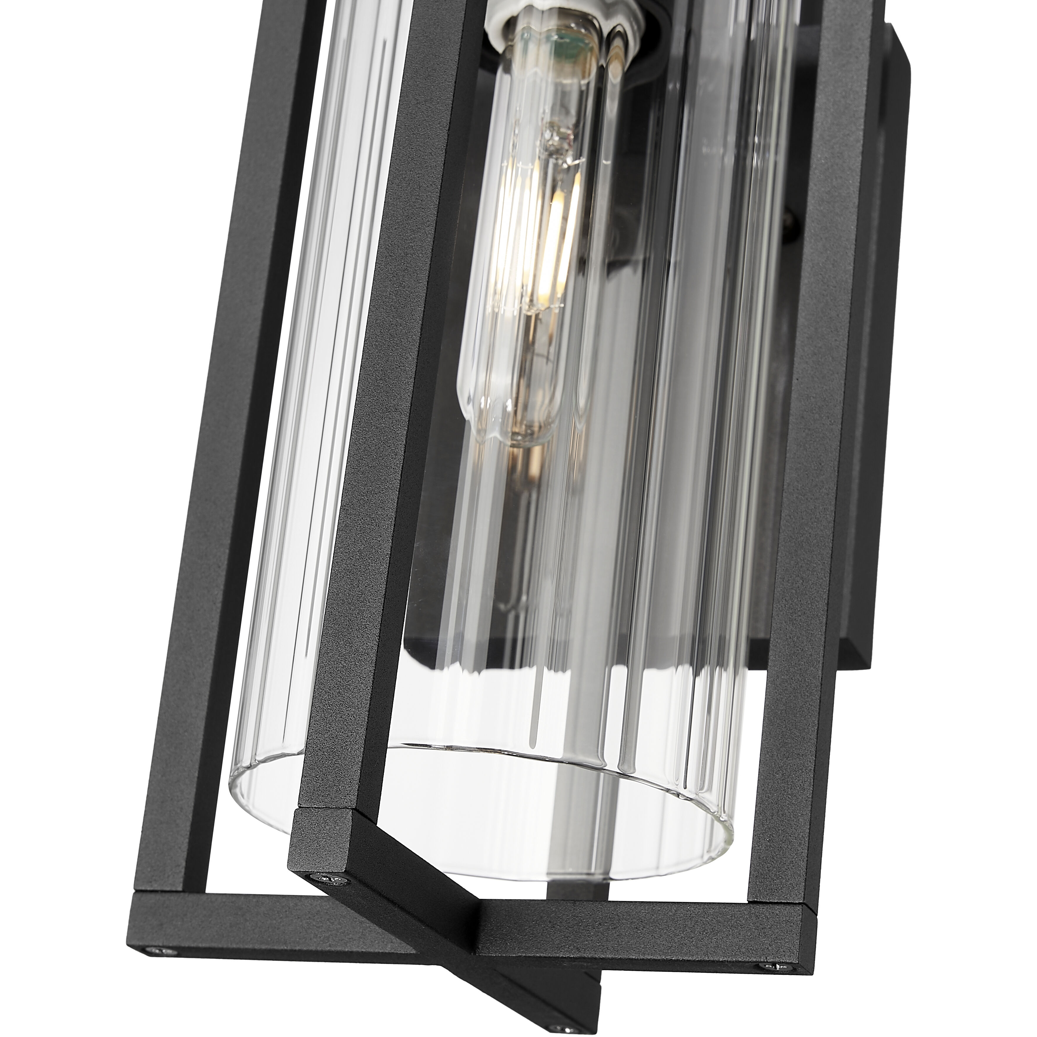 Aura Outdoor Wall Light in Black, G9