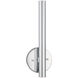 Forest LED 4.75 inch Chrome Wall Sconce Wall Light in Chrome Steel